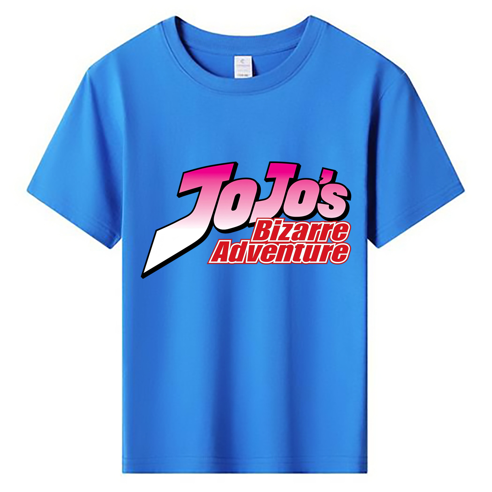 （画像用） ジョジョの奇妙な冒険 JoJo's Bizarre Adventure 綿100％キッズTシャツ（フロントプリント）